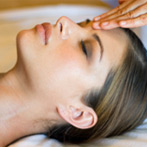 in the spa - reiki massage